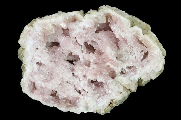 Sparkly, Pink Amethyst Geode (Half) - Argentina #147959